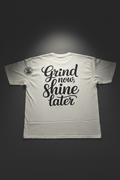 Back Print - Cream Shirt